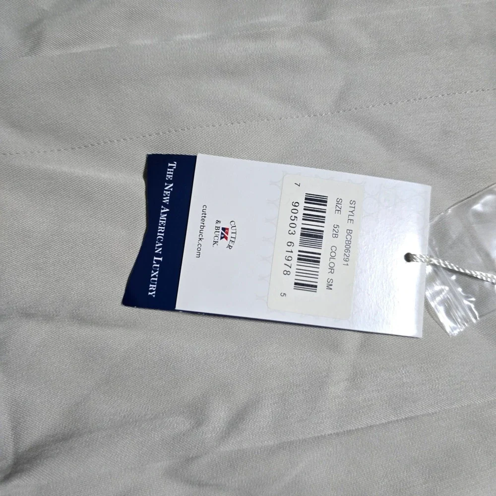 Cutter & Buck Pleated Performance Shorts Mens 52B Beige Tan NEW